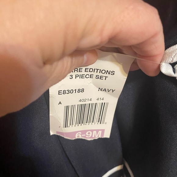 NWT Rare Editions Sailor Dress & Diaper Cover - Picture 7 of 8